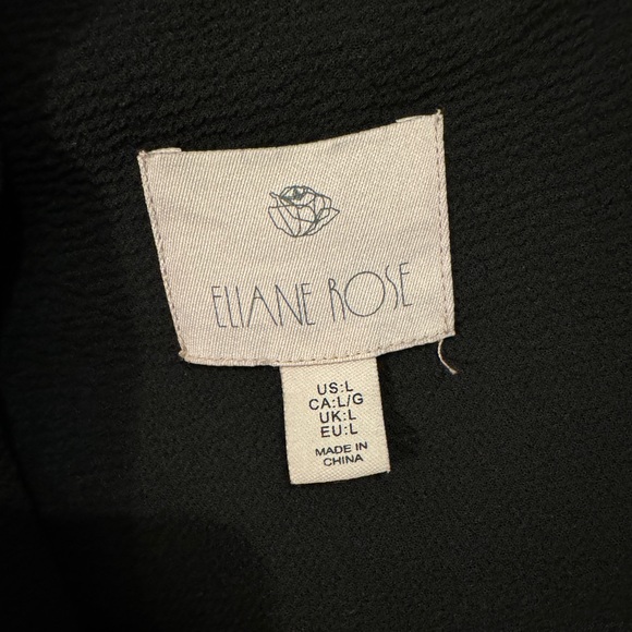 Elaine Rose Black Oversized Blazer Jacket - Picture 3 of 3